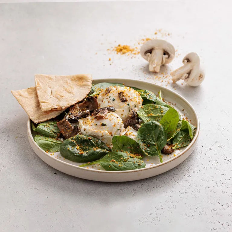 Mushroom Labneh Brunch Bowl