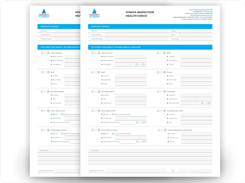 Strata Inspection Health Check Strata Inspection Health Check