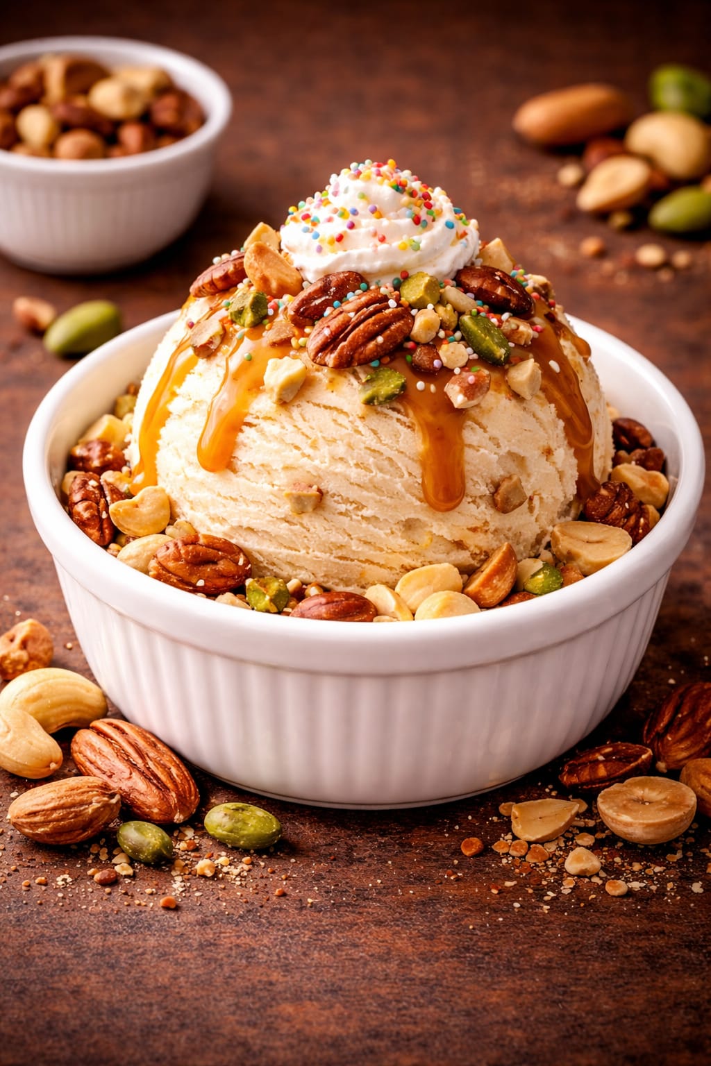 Caramel Ice Cream Scoop