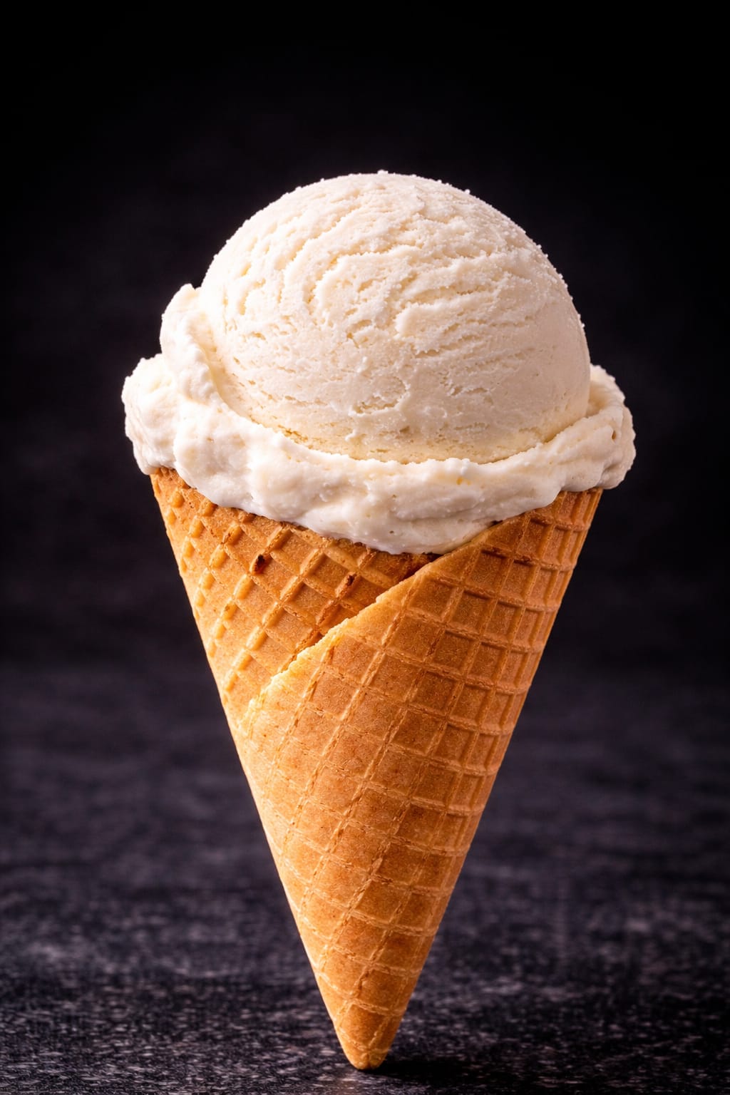 Vanilla Cone Waffle