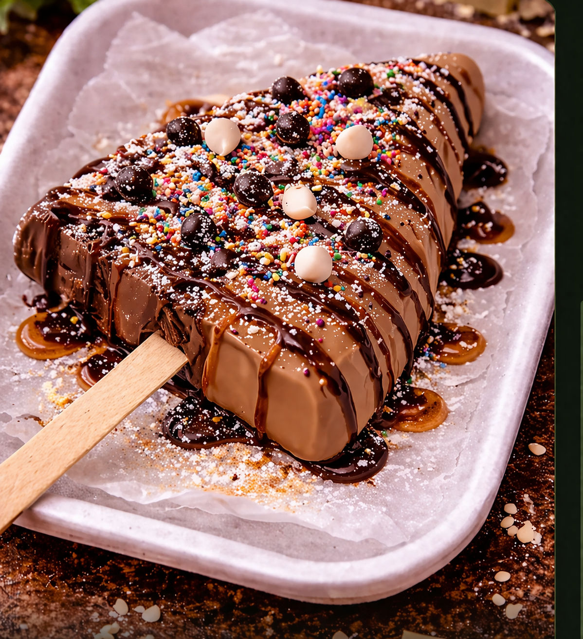 Dark+Milk Stick Waffle