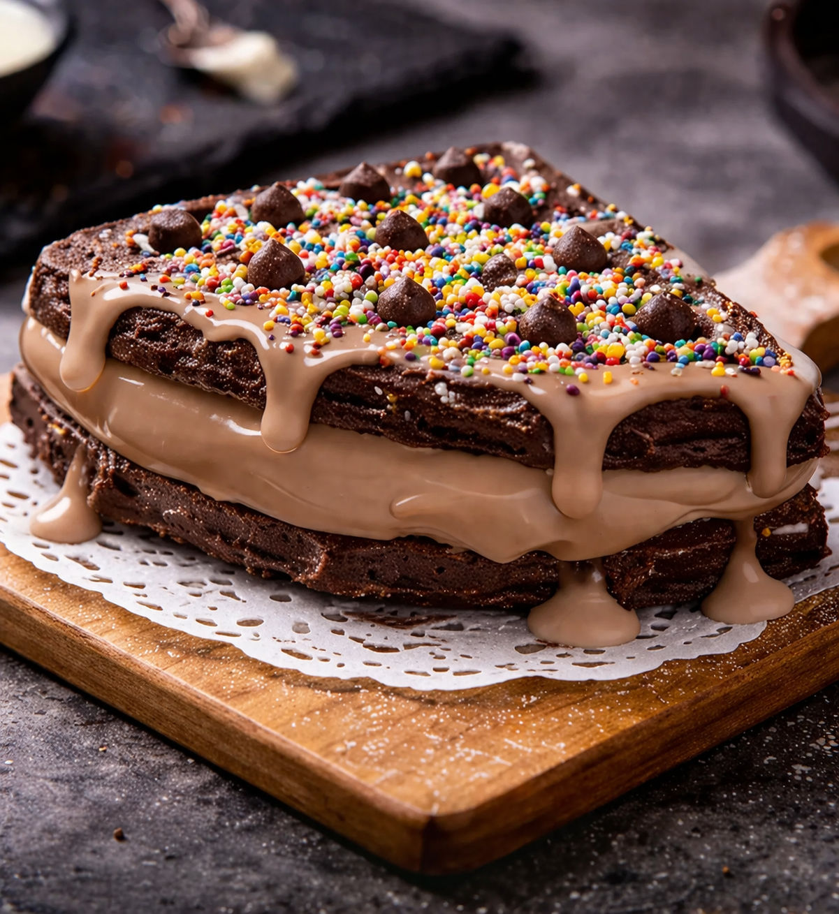 Milk fantasy Belgium Waffle