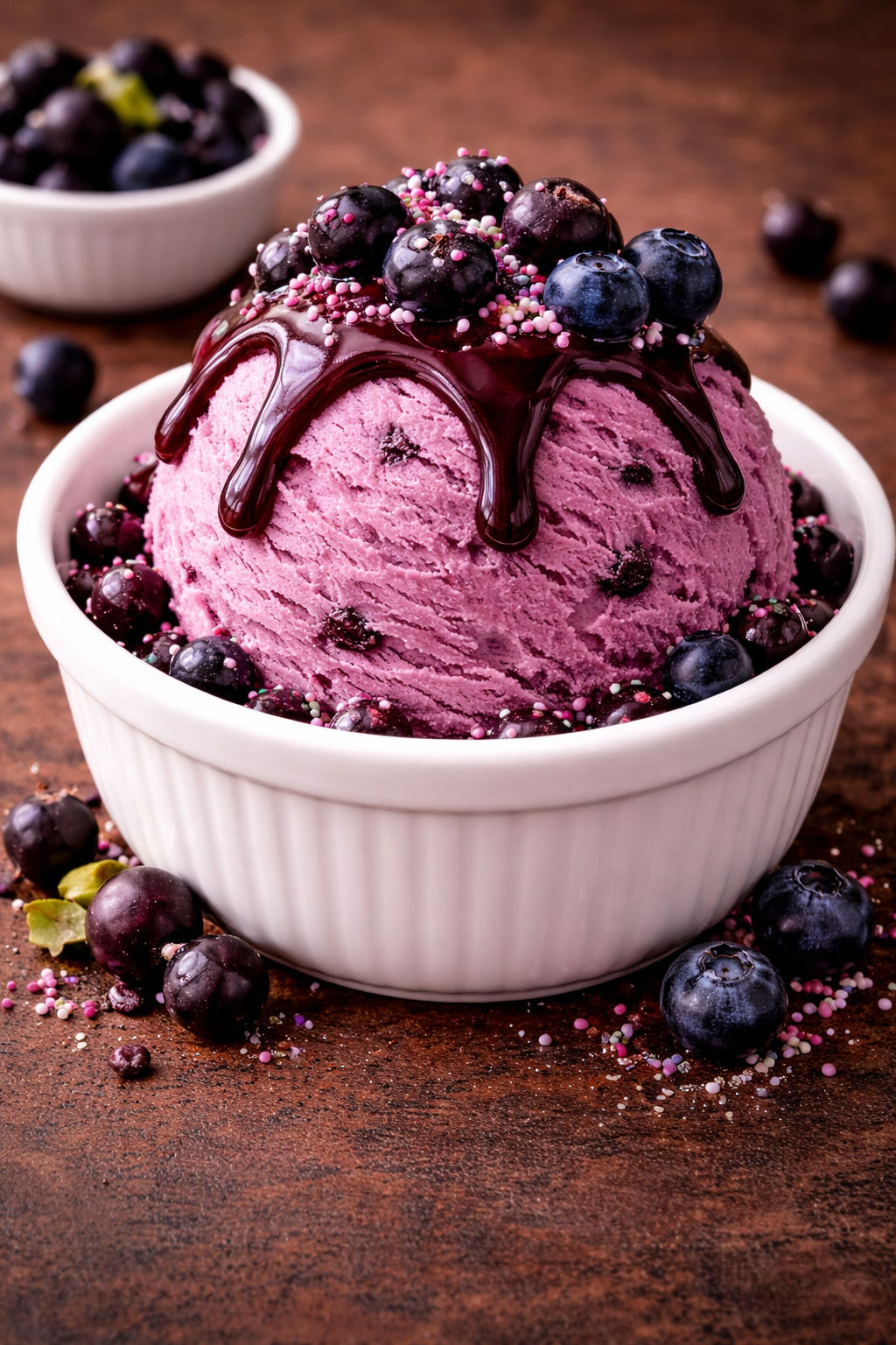 Black Currant Ice Cream Scoop