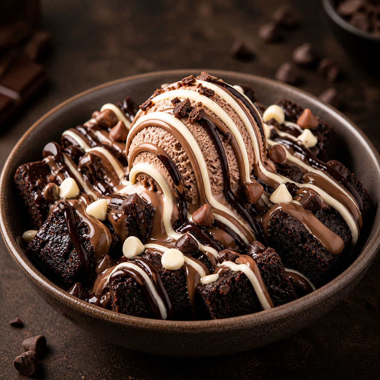 Triple Chocolate Brownie Bowl - 500ml