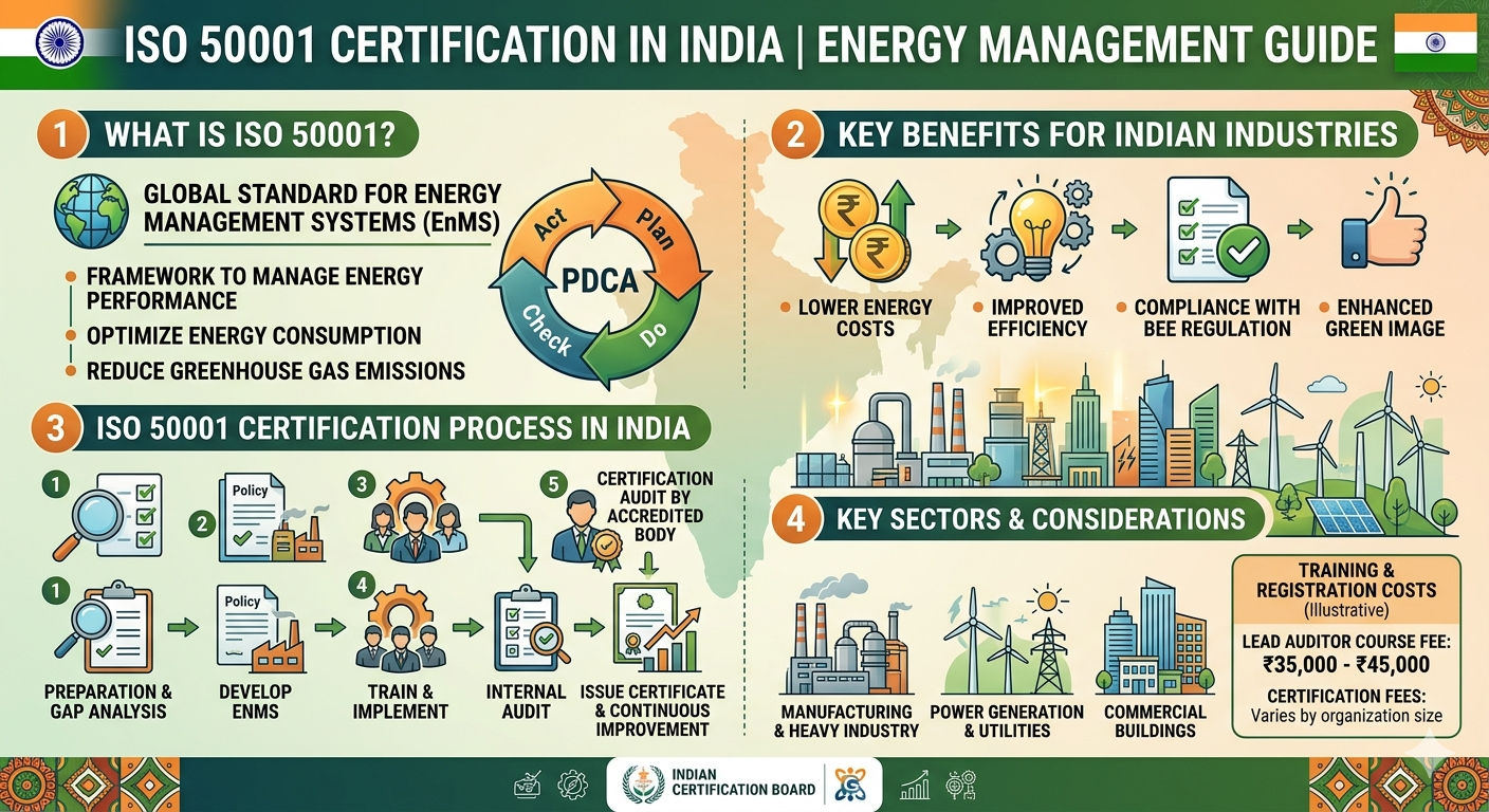 ISO 50001 Certification in India – Improve Energy Management Systems