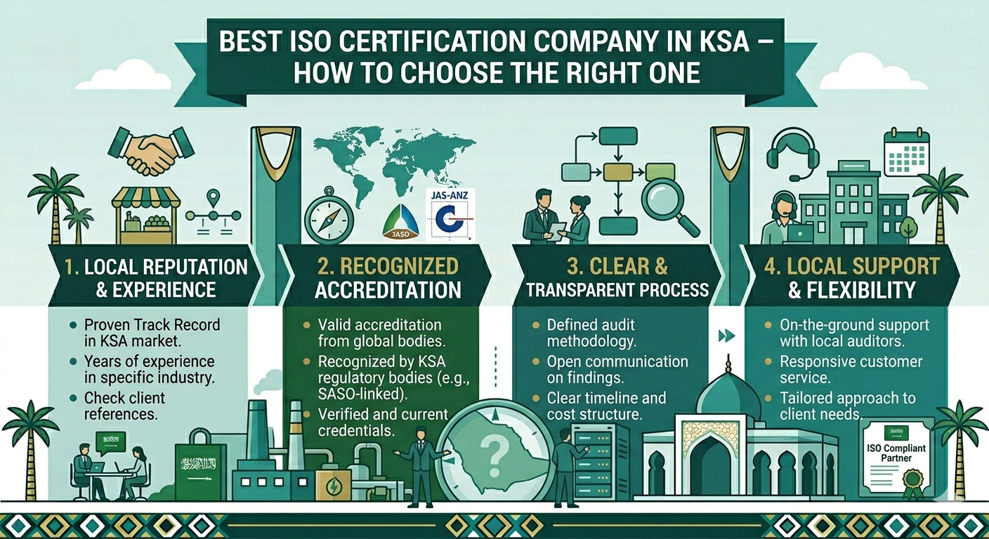 Best ISO Certification Company in KSA – How to Choose