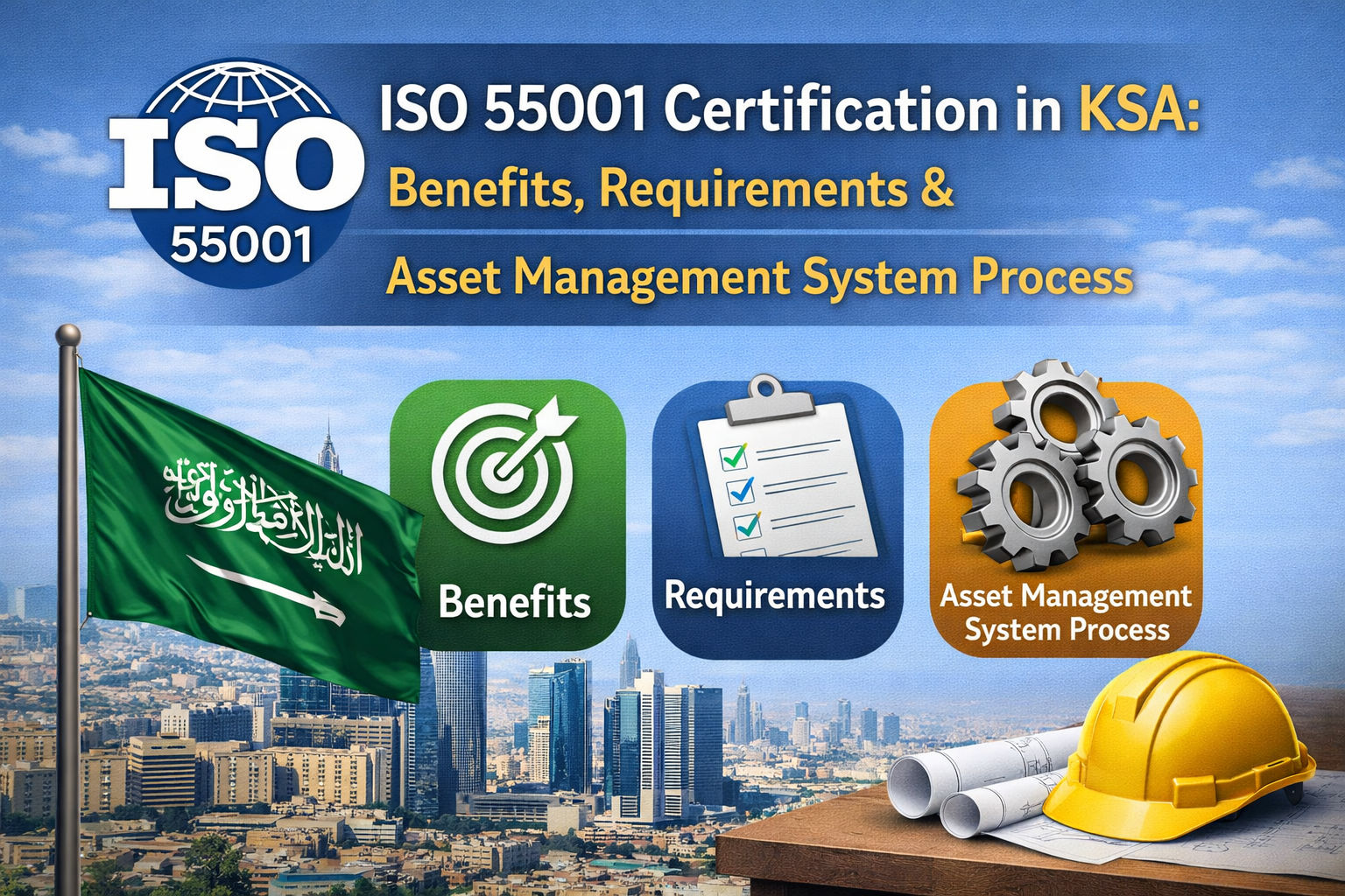 ISO 55001 Certification in KSA: Benefits, Requirements & Asset Management System Process