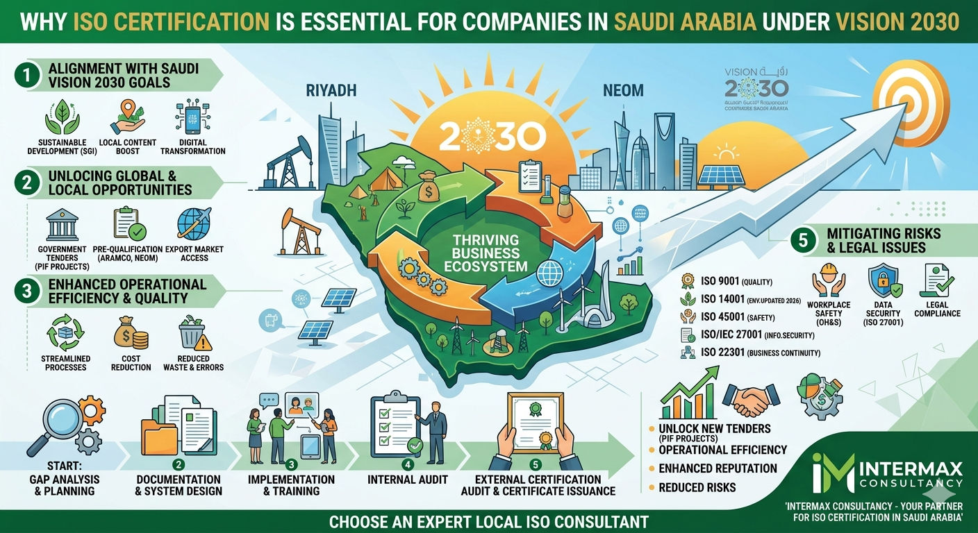 Why ISO Certification is Essential in Saudi Arabia Vision 2030