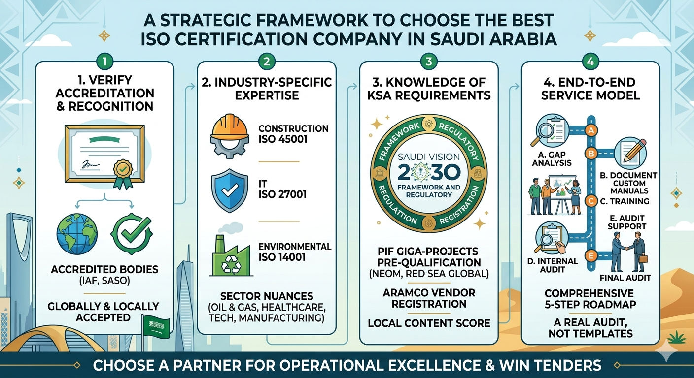 How to Choose the Best ISO Certification Company in Saudi Arabia