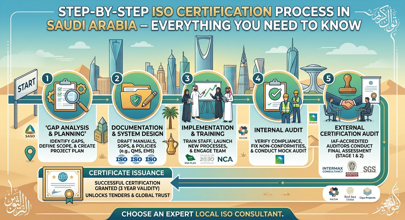 Step-by-Step ISO Certification Process in Saudi Arabia Guide