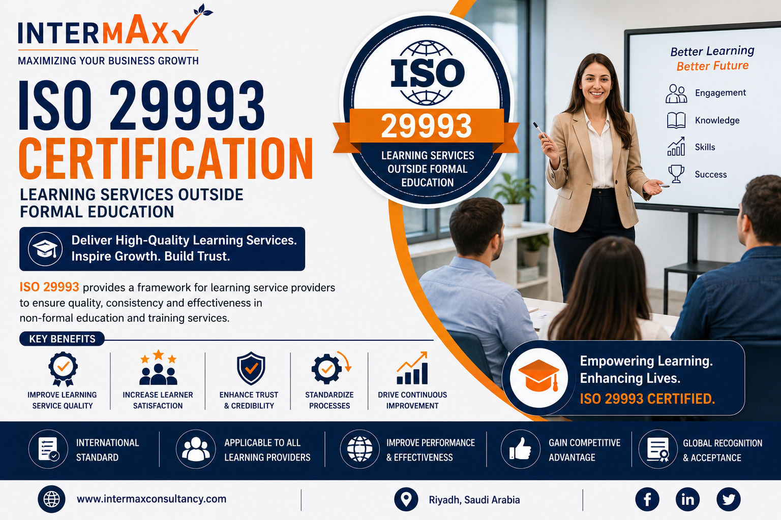 ISO 29993 Certification in Saudi Arabia – Improve Learning Services Quality with International Standards