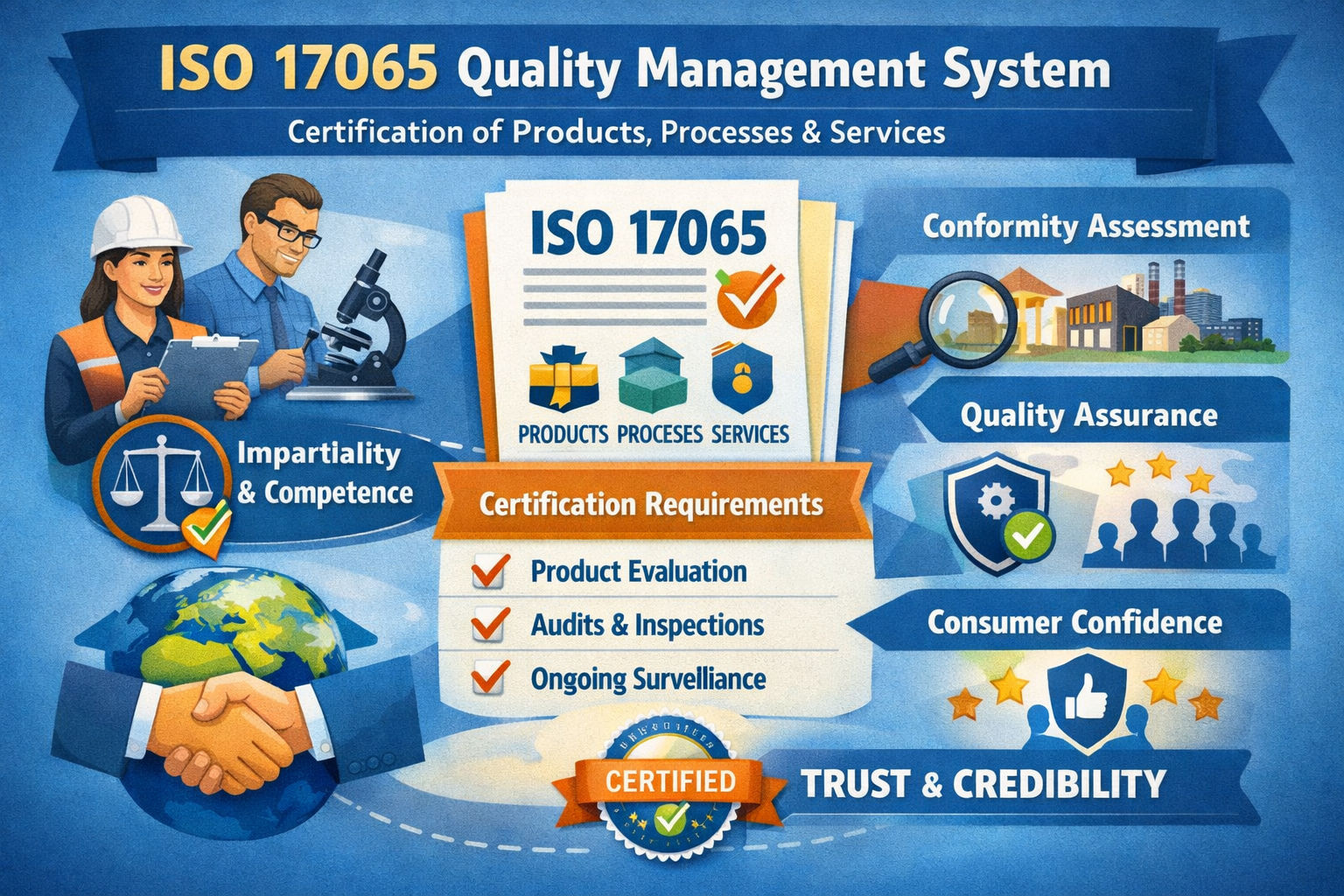 ISO 17065 - Quality Management System for bodies certified Products
