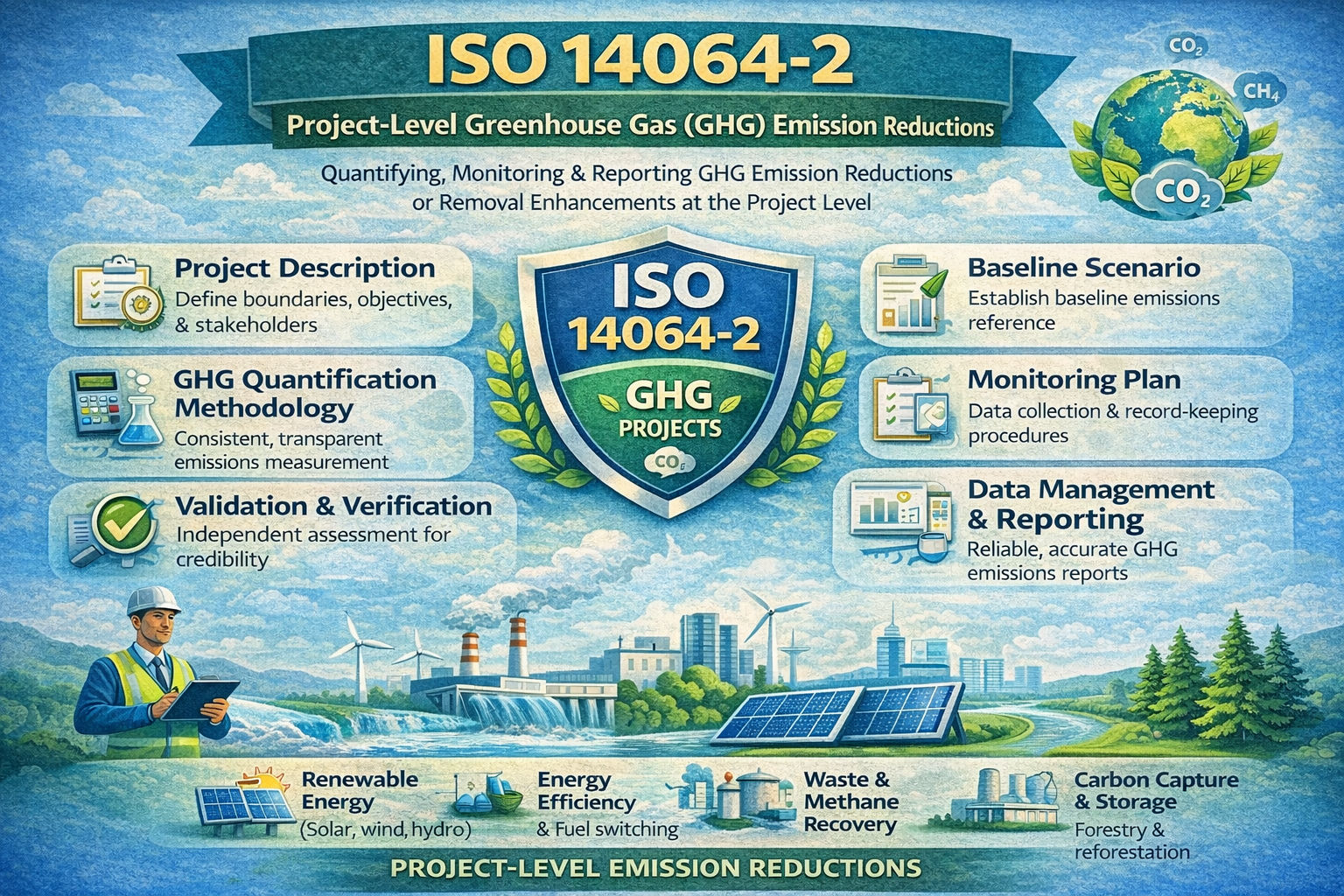 ISO 14064-2 – Project-Level Greenhouse Gas (GHG) Emission Reductions