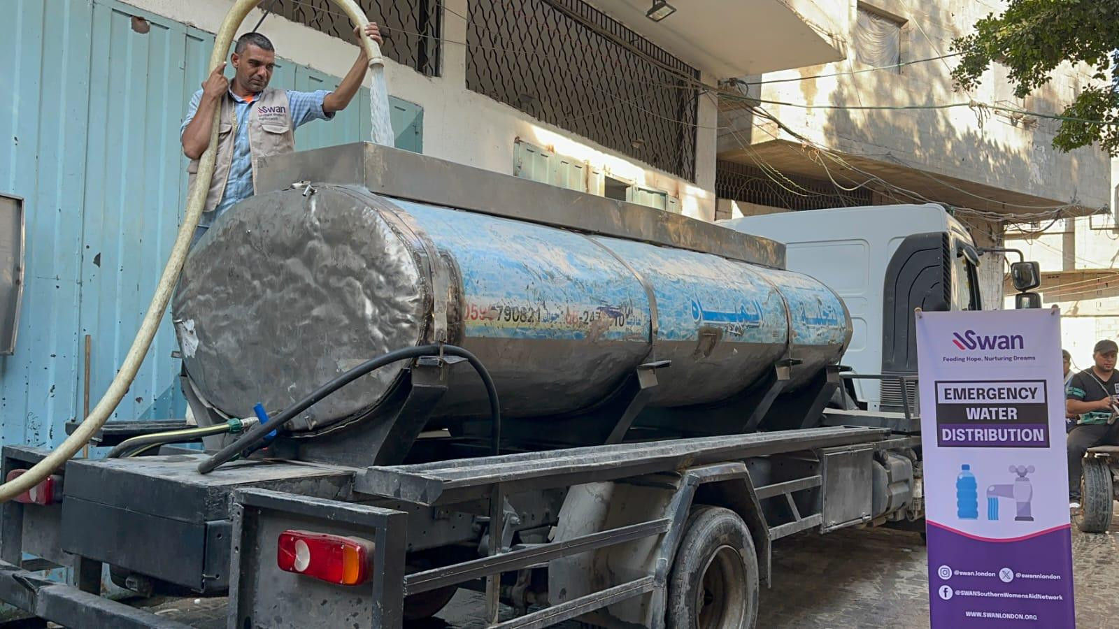 Cover image for WEEKLY GAZA WATER TANKER £1200