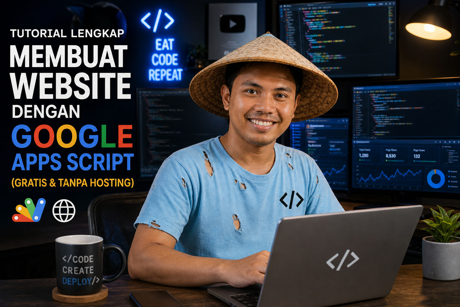 Tutorial Lengkap Membuat Website dengan Google Apps Script (Gratis & Tanpa Hosting)