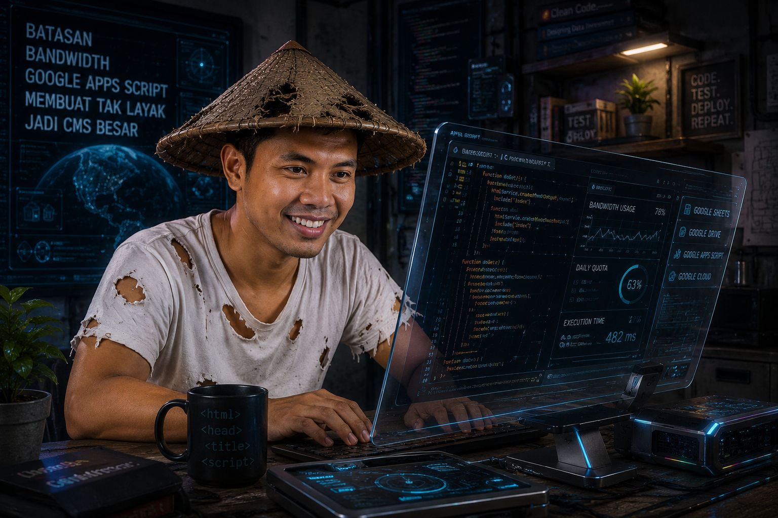 Batasan Bandwidth Google Apps Script Membuatnya Kurang Ideal Dijadikan CMS Besar