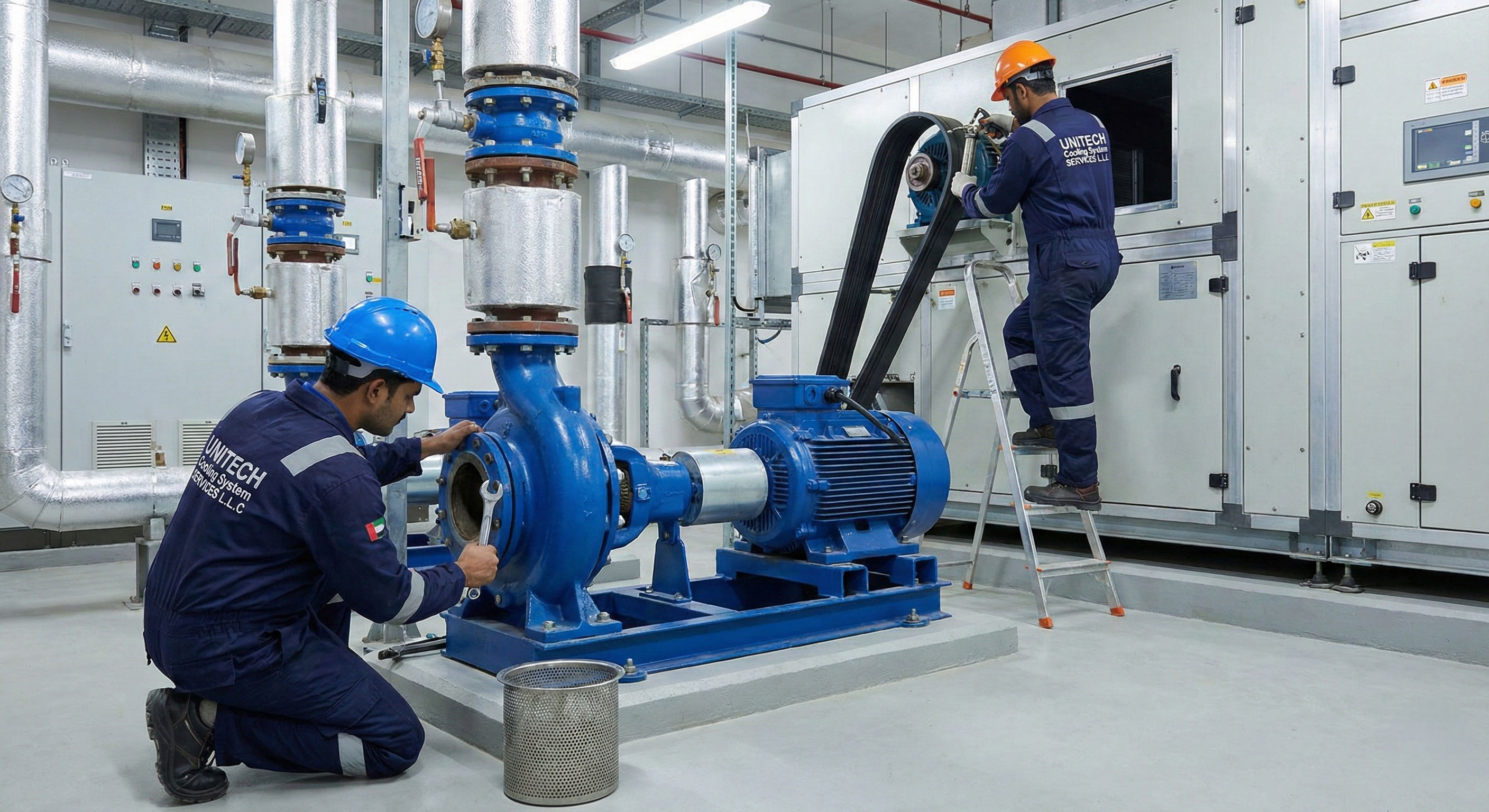 5. Chilled Water Pumps & AHU