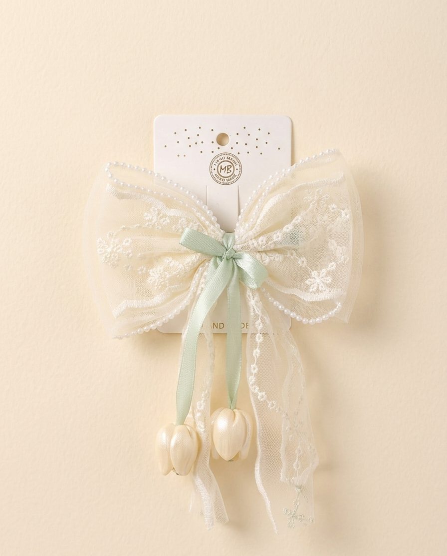 Lace Tulip Bow