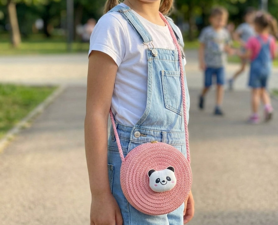 Jute sling bag