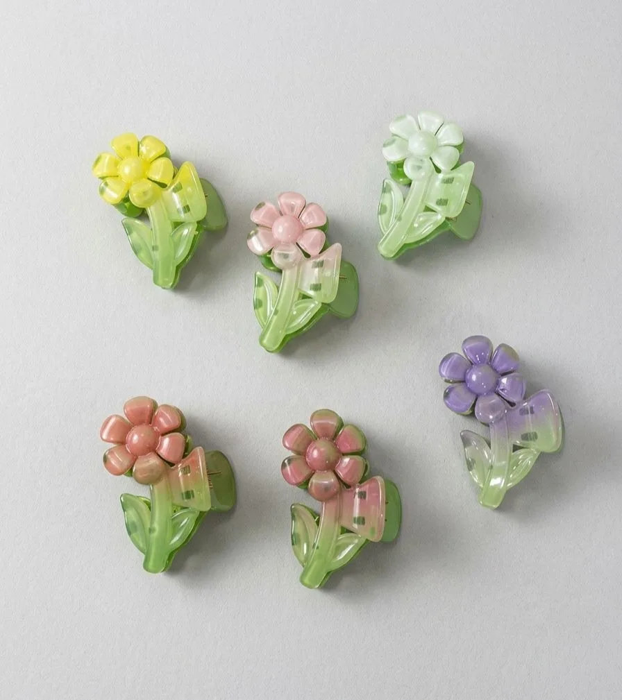 Floral  Hair Claw Clip