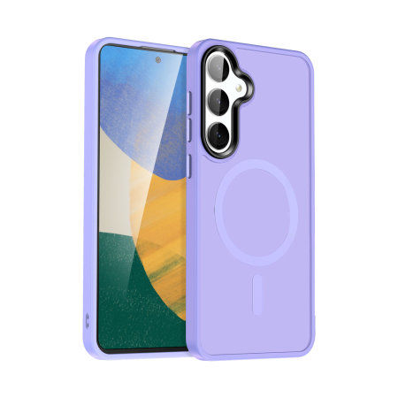 Purple Frosted MagSafe Case - For Samsung Galaxy S24