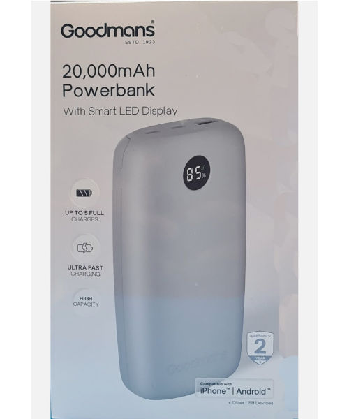 Goodmans 20,000mAh Powerbank