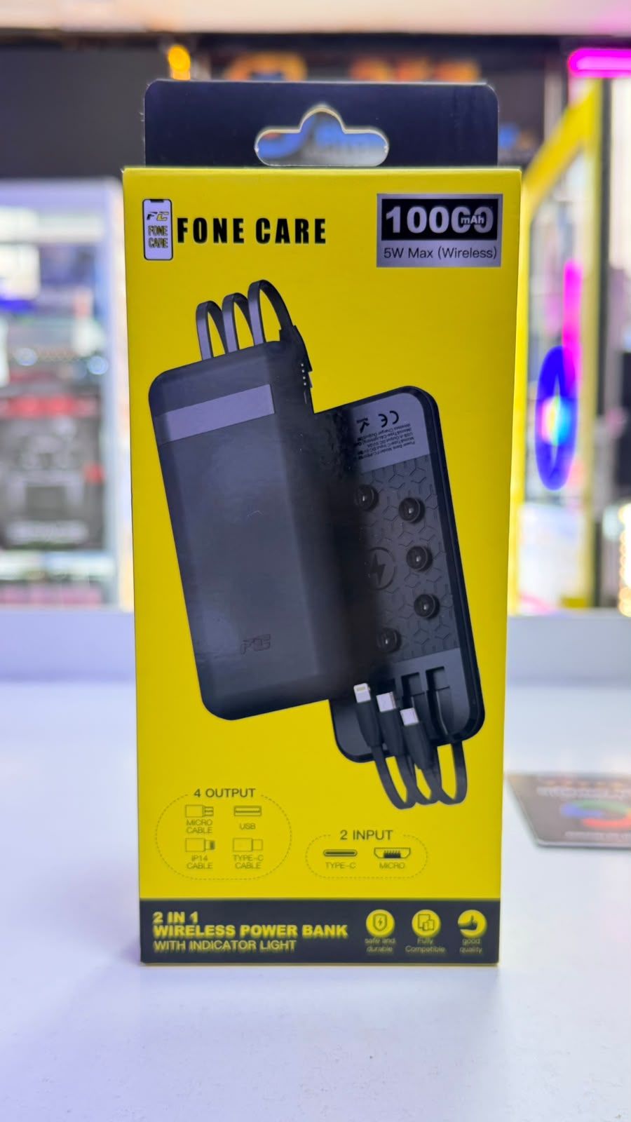 2 in 1 Wireless Power Bank 