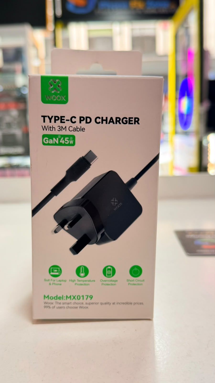 Type-C PD Charger with 3M cable 