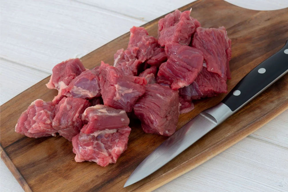 Diced Beef Bisket 1KG