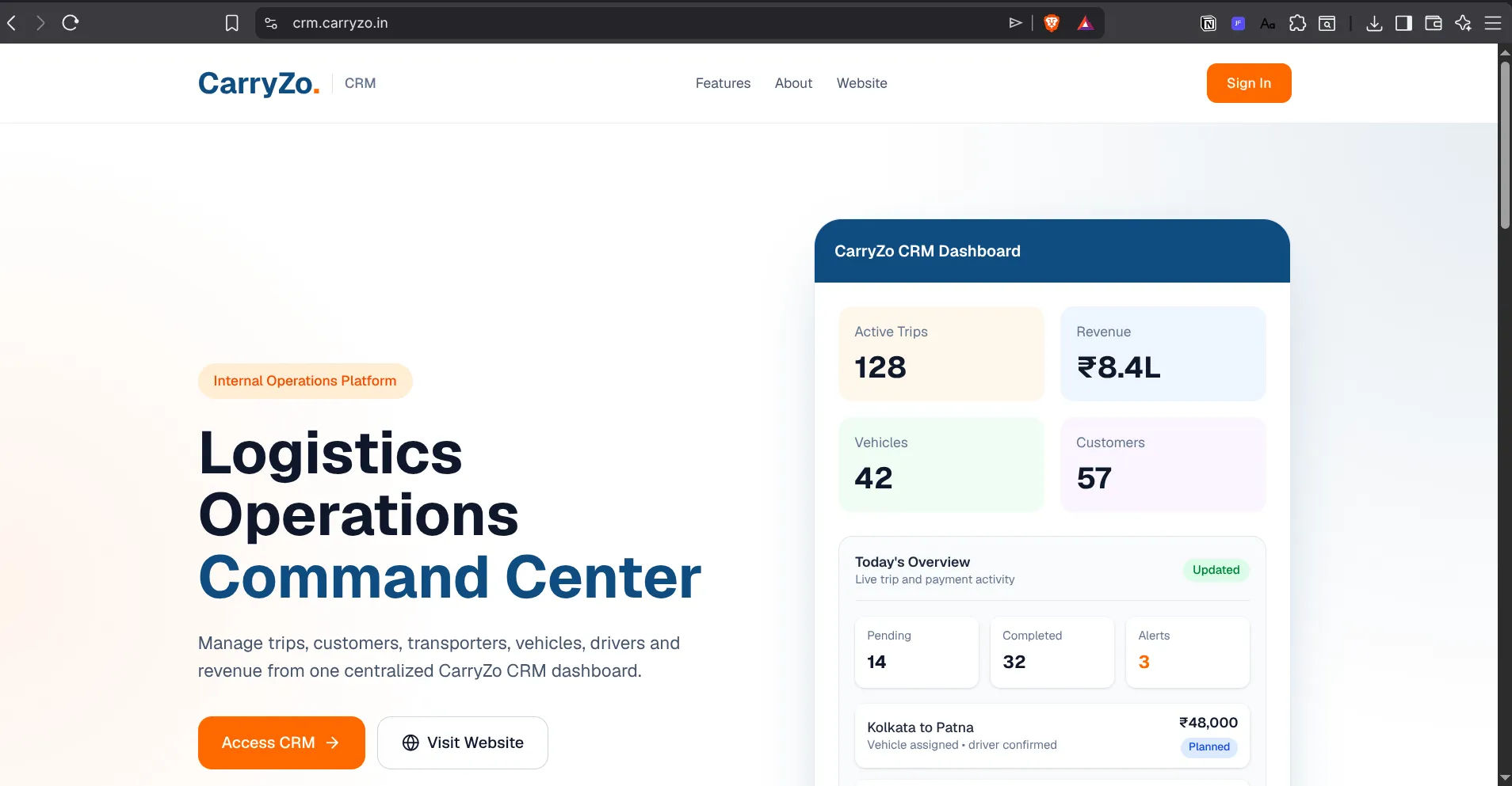 CarryZo CRM exhibit 2