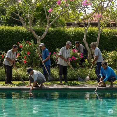 Jasa Bersih Taman & Kolam di Lamongan – Solusi Praktis untuk Halaman Lebih Asri