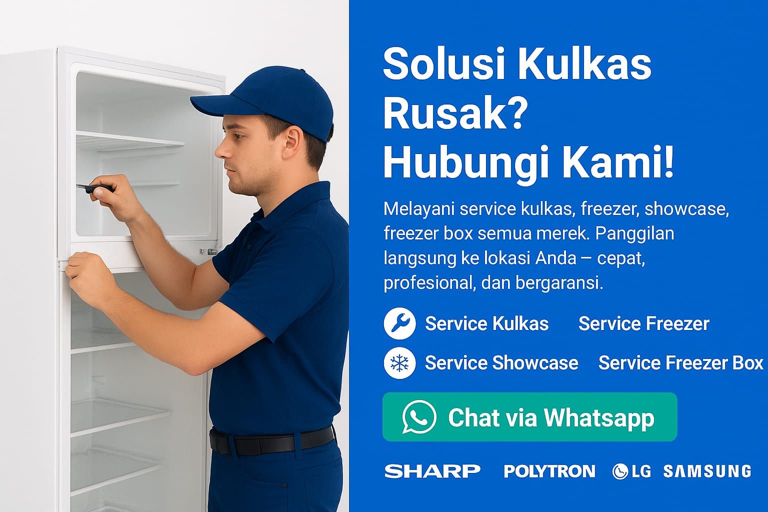 Service Kulkas Medan Helvetia Terdekat - Hubungi Kami !