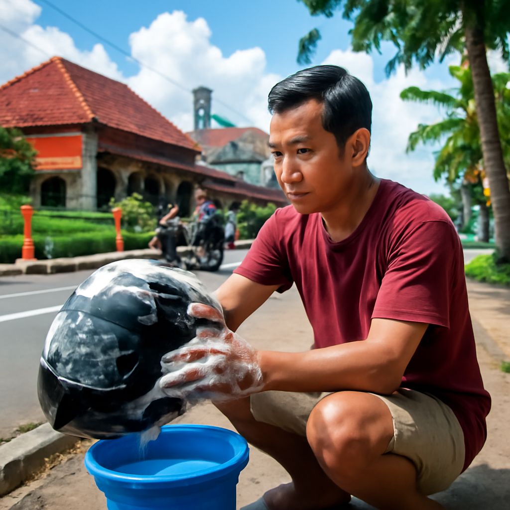 Jasa Cuci Helm Di Lamongan Terbaik dan Bersih