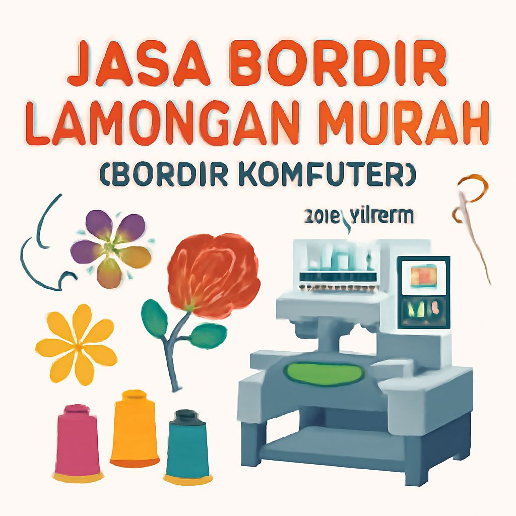 Jasa Bordir Lamongan Murah Bordir Komputer Berkualitas