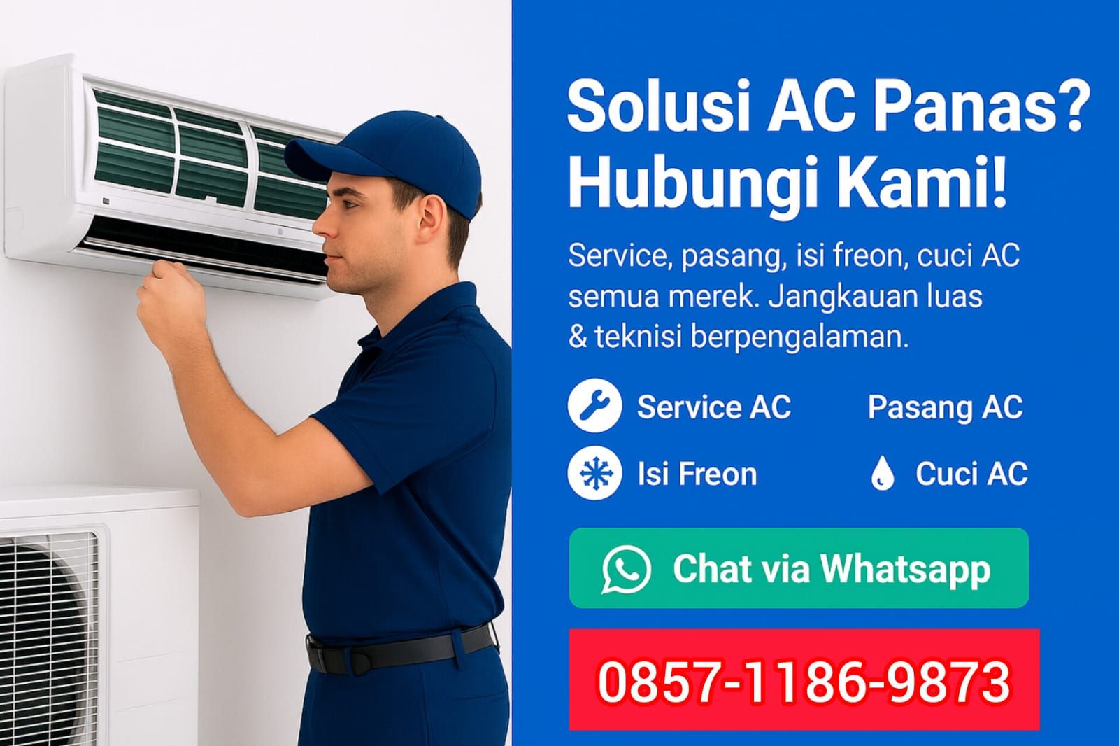 Jasa Perbaikan AC Tangerang Selatan – AC Mati Total? Hubungi Kami