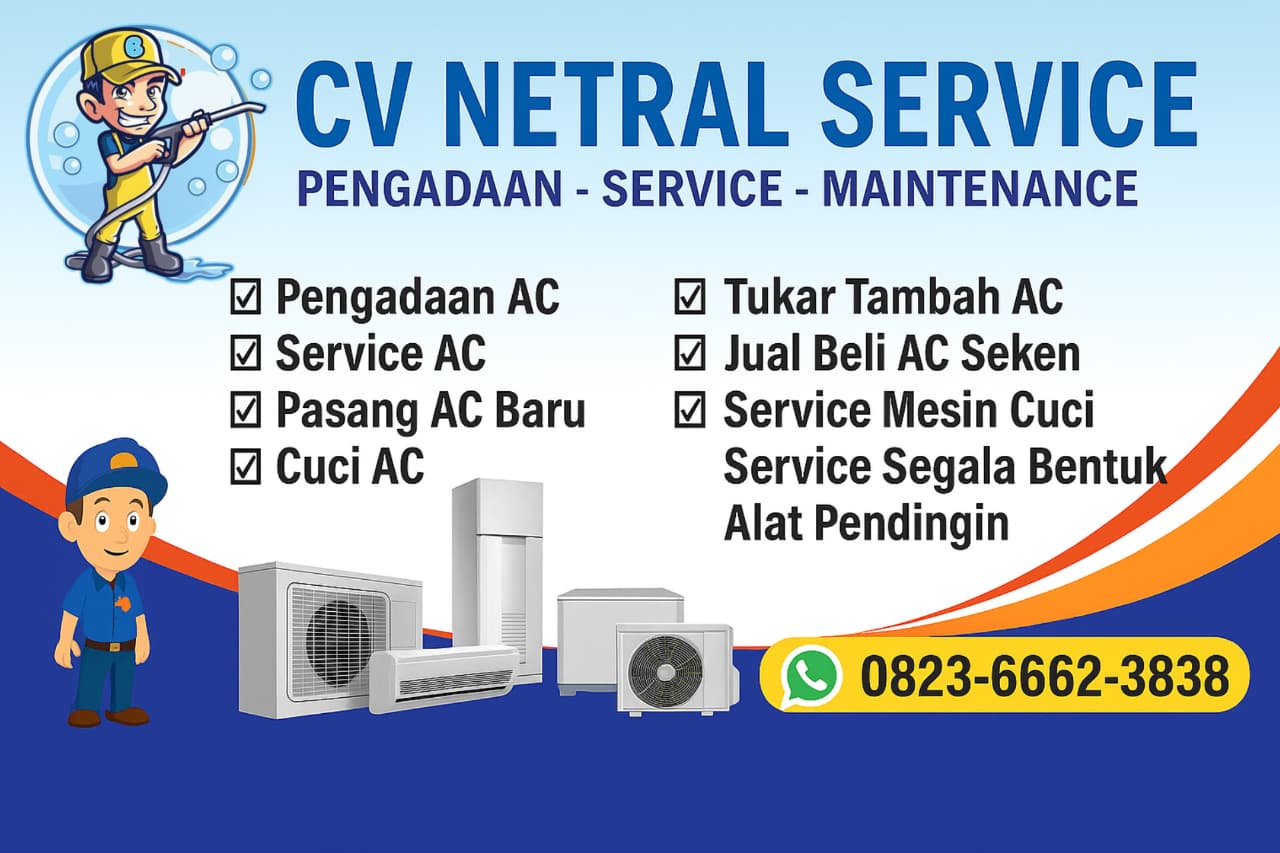 Service AC Panggilan Medan – Melayani Rumah, Ruko, dan Perkantoran