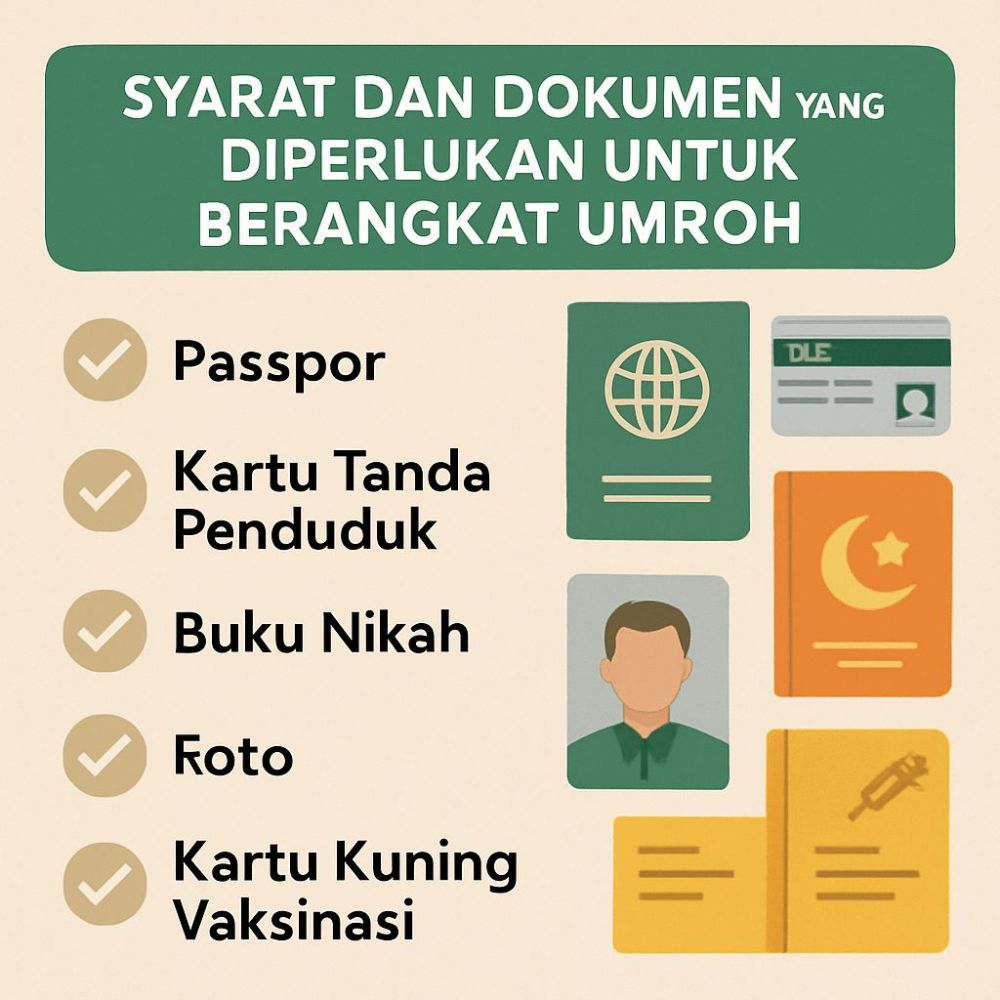 Syarat dan Dokumen yang Diperlukan untuk Berangkat Umroh