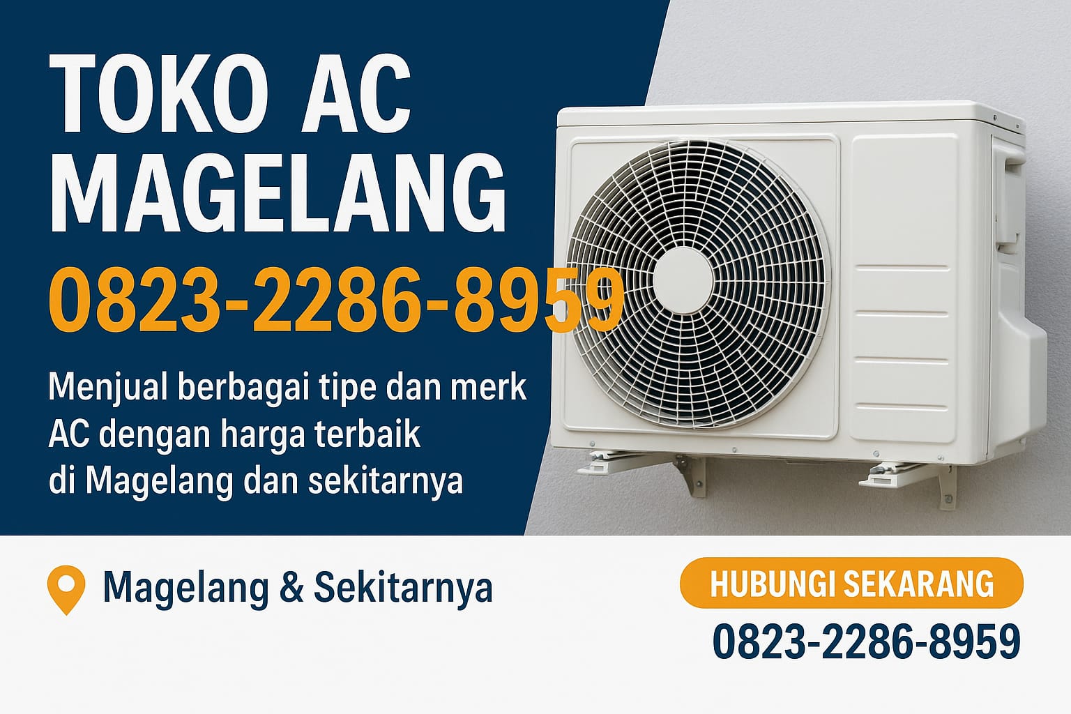 Toko Jual AC Magelang – Semua Merek, Gratis Survey & Instalasi