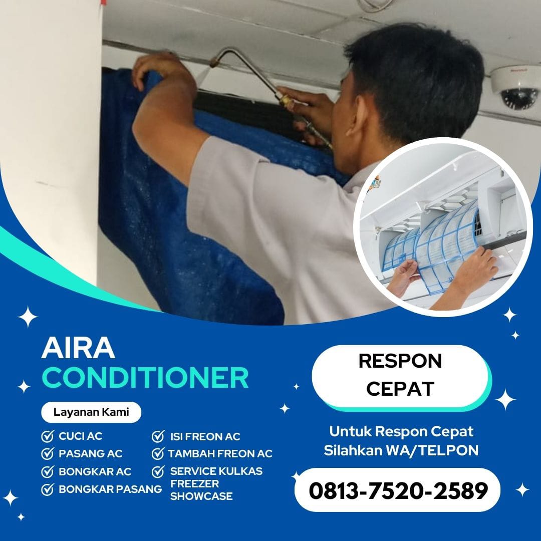 Cuci AC Medan Maimun Terpercaya