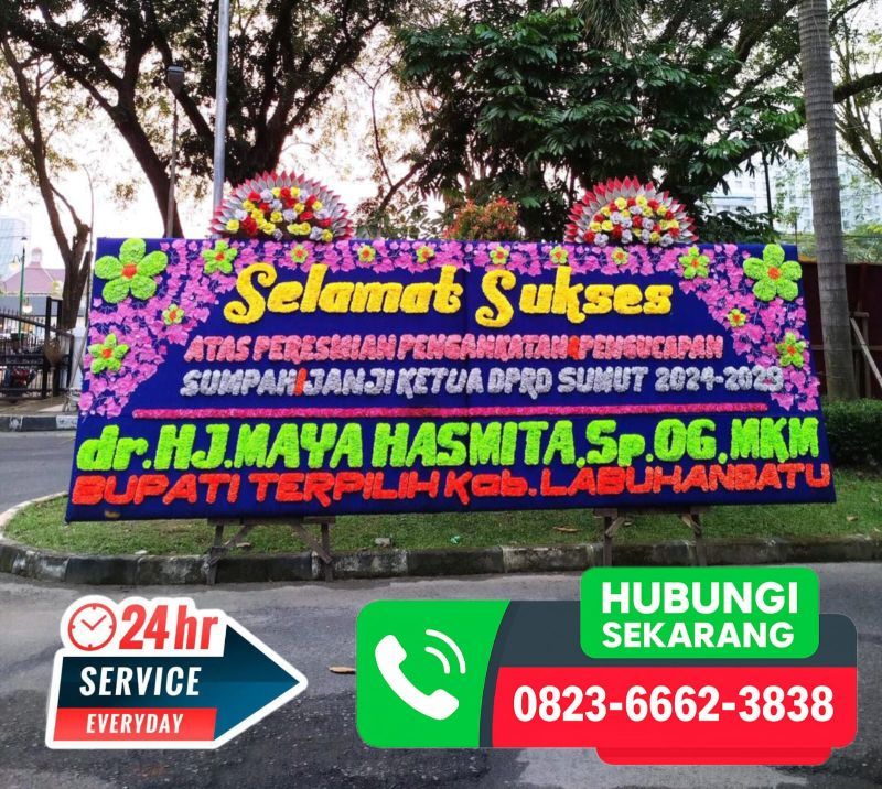 Papan Bunga 24 Jam Medan 0823-6662-3838