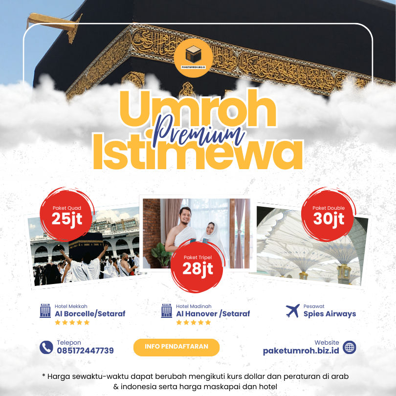 Harga Umroh September 2028 Sampang Hemat dengan Bonus Souvenir Eksklusif