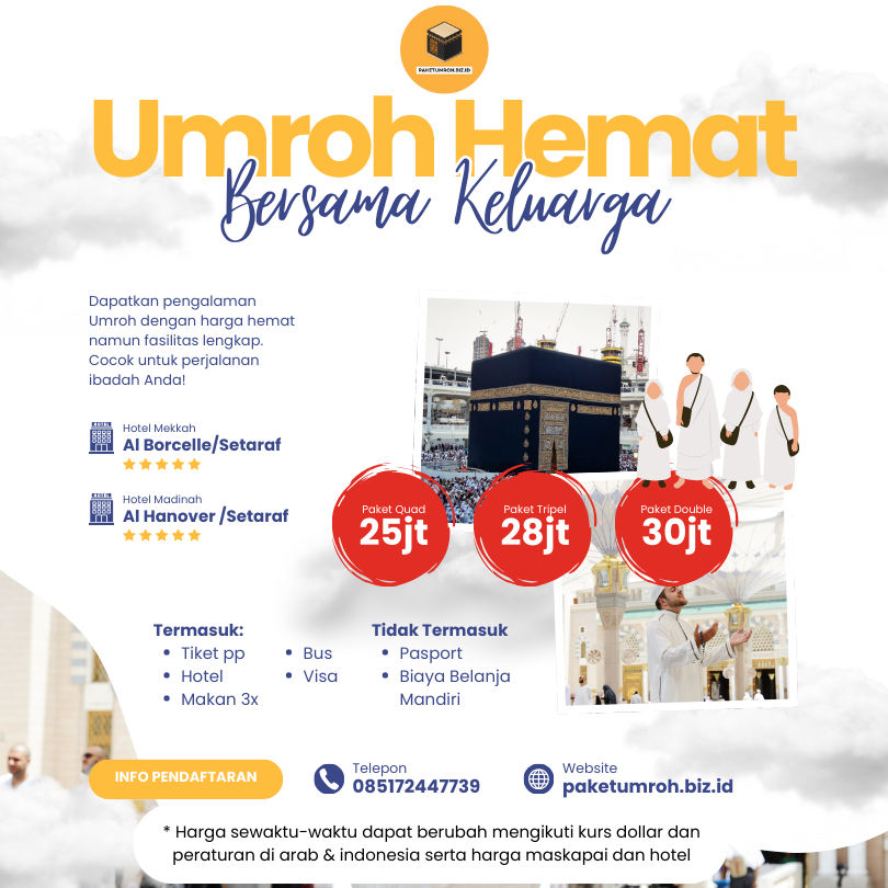 Paket Umroh September 2030 Batu dengan Pengalaman Spiritual Mendalam