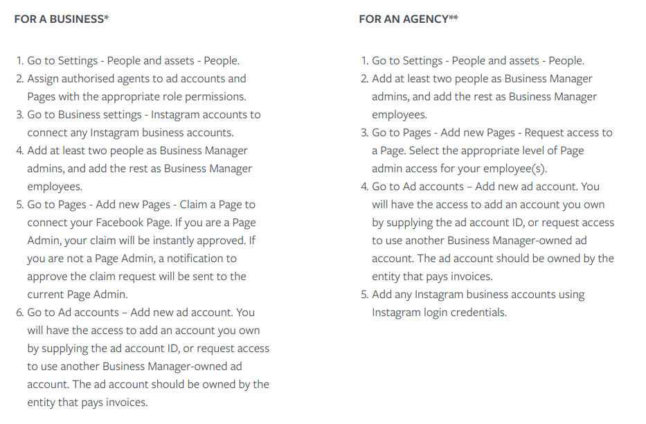 Add assets and assign permissions