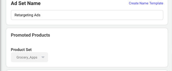 Remarketing with Product set