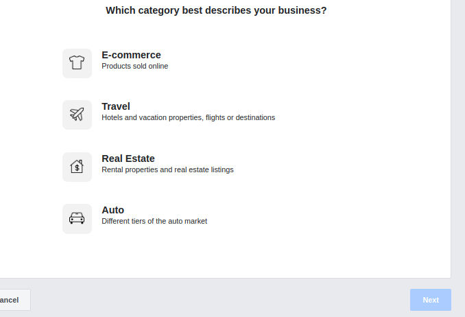 Product catalogs categories