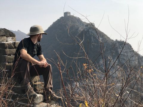 looking over the wild great wall