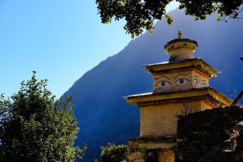 stupa on the trail