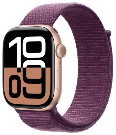 Apple Watch Series 10 Sport Loop, 42 мм, розовое золото, фото 1