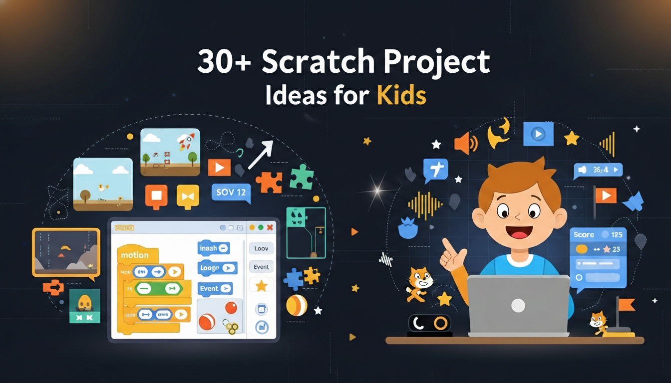 30+ Scratch Project Ideas for Kids
