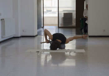 <p>Thesis project by Filippo Contatore, presented in a performance on the 12th of July at the Faculty of Design and Art, Free University of Bolzano. Photo by Caterina Rigobianco</p>